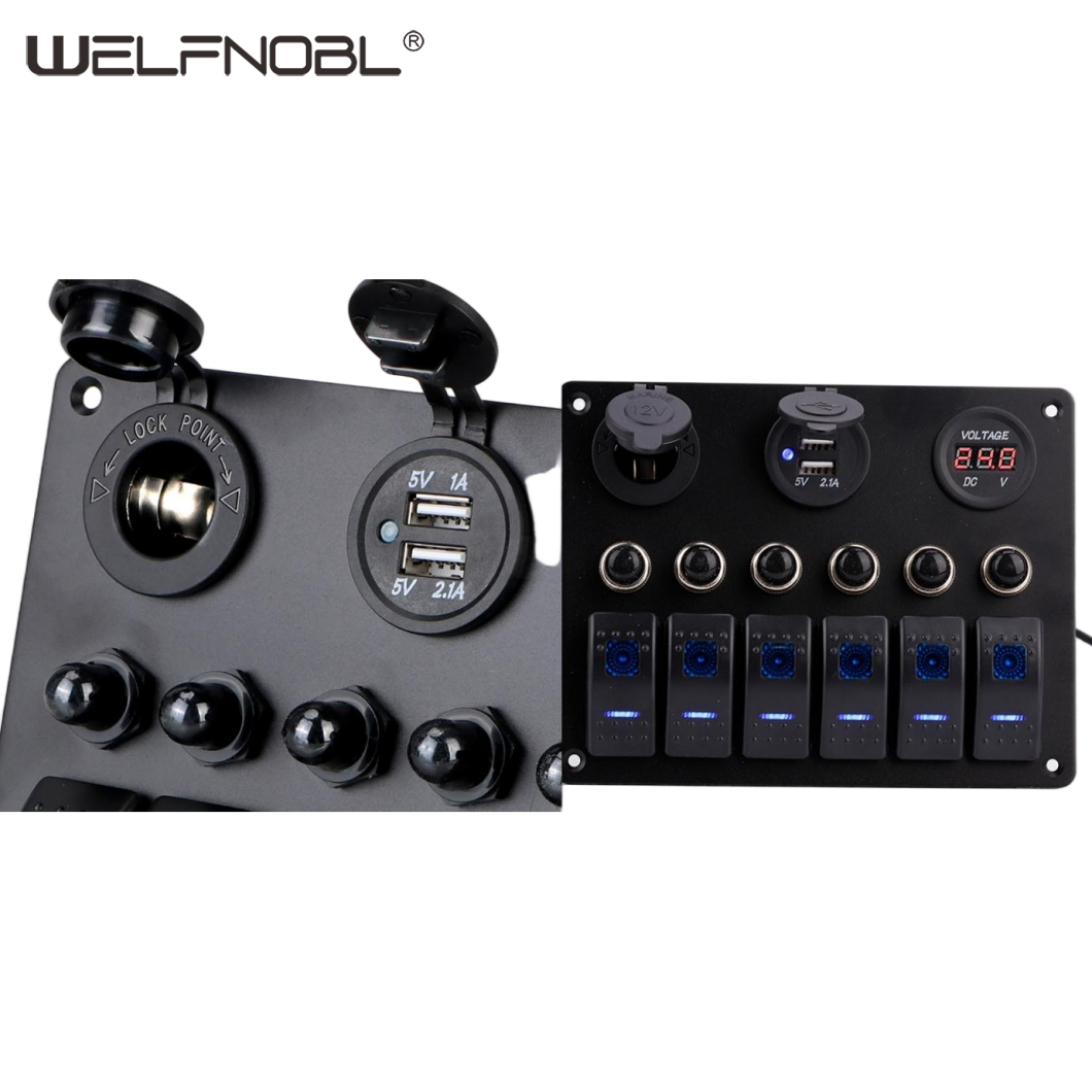 bass boat switch panel