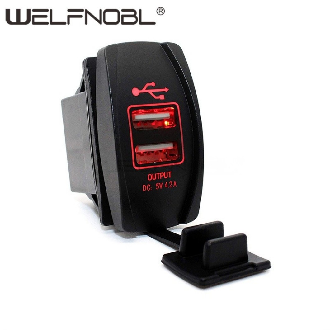 2 ports usb quick car charger