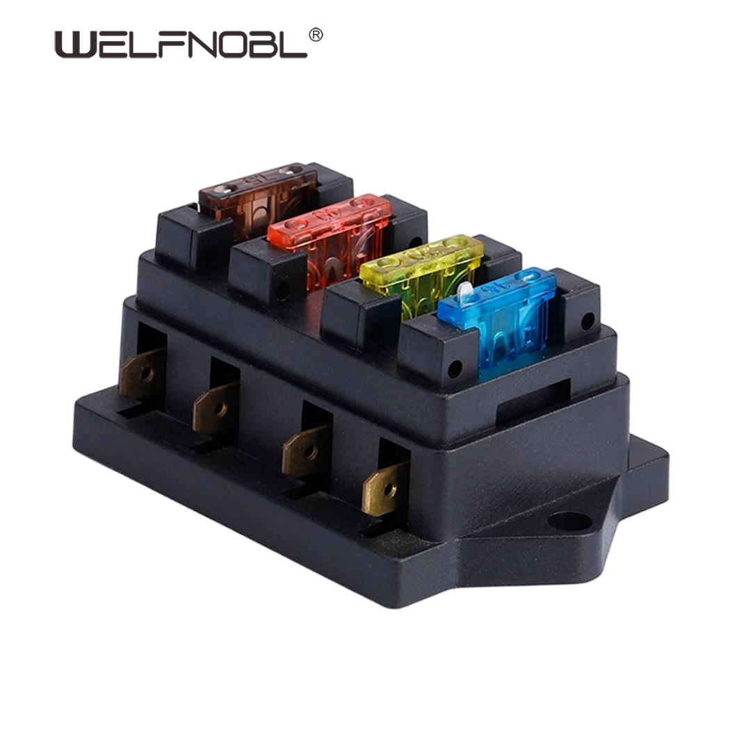 4 Way ATO Blade Fuse Box