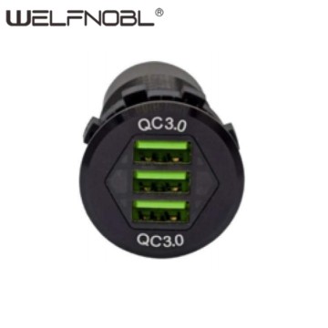 12V/24V 36W QC3.0 USB Charger Socket