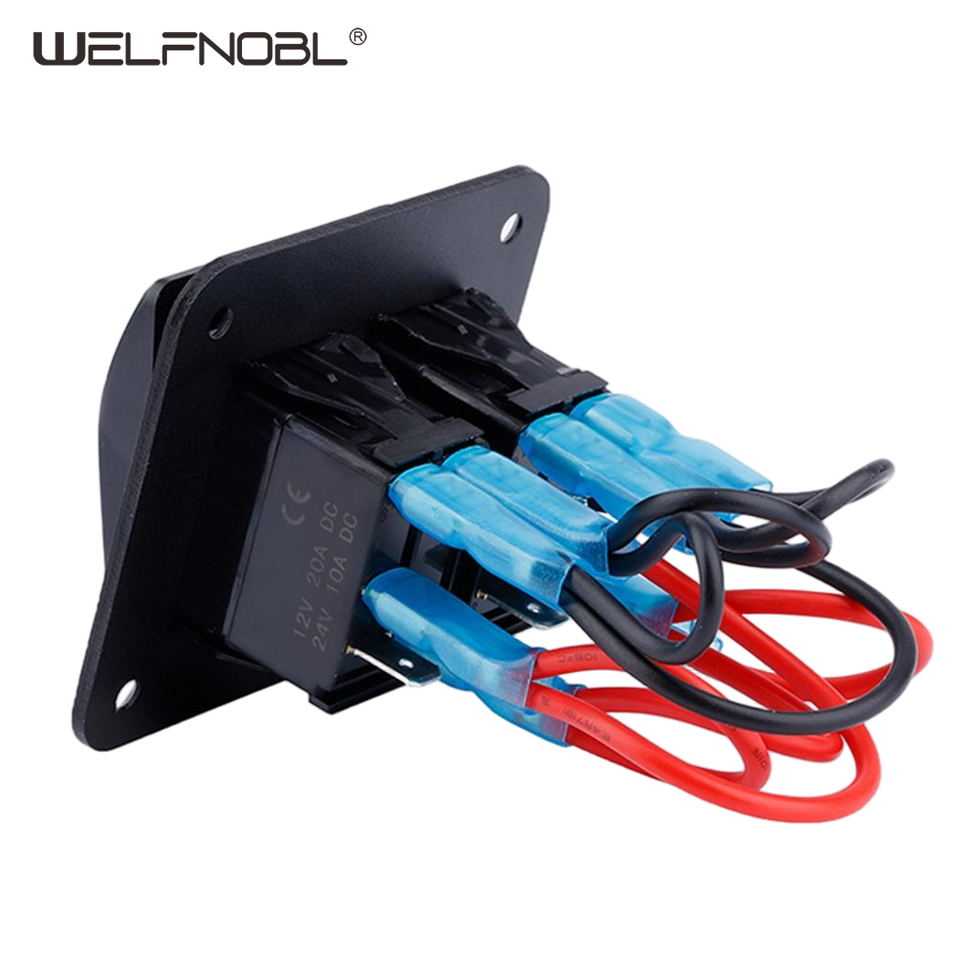 Rocker ABS Plastic Switch Panel