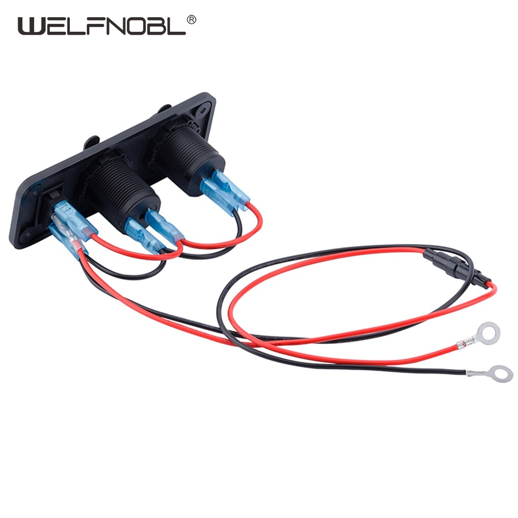Dual 4.2A USB Power Outlet Panel