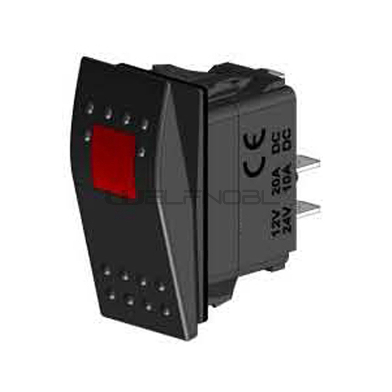 Customized Logo Waterproof Rocker Switch for Bus