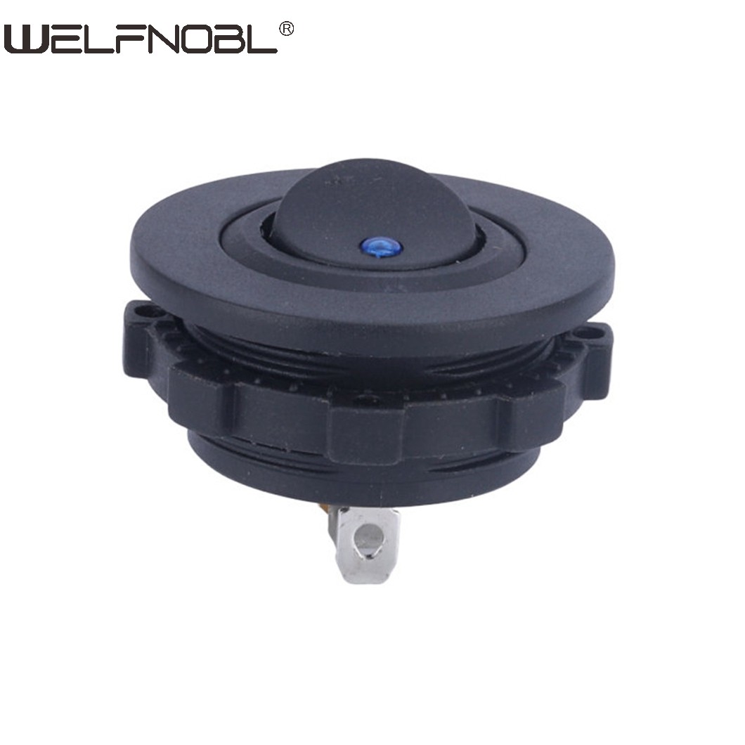 ON/OFF Round Rocker Switch with led 3 pin