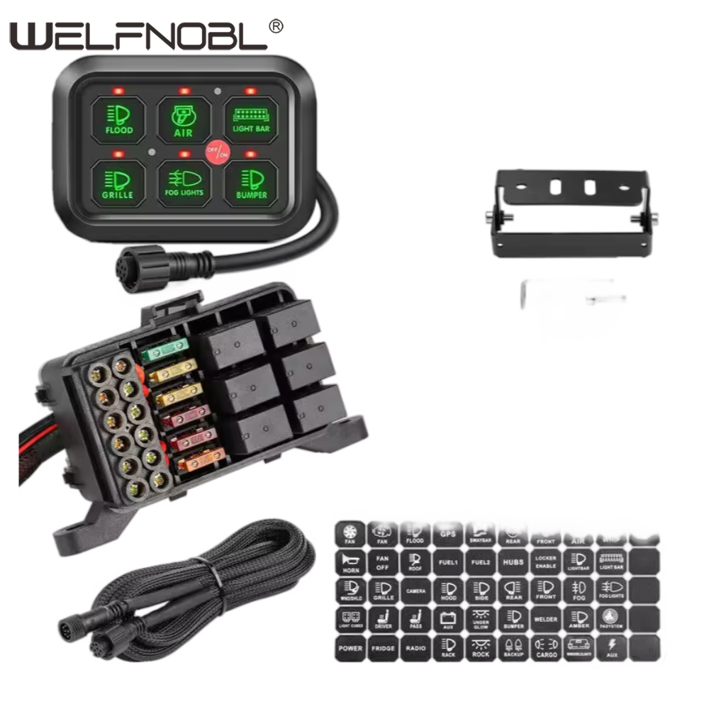12v touch screen switch panel