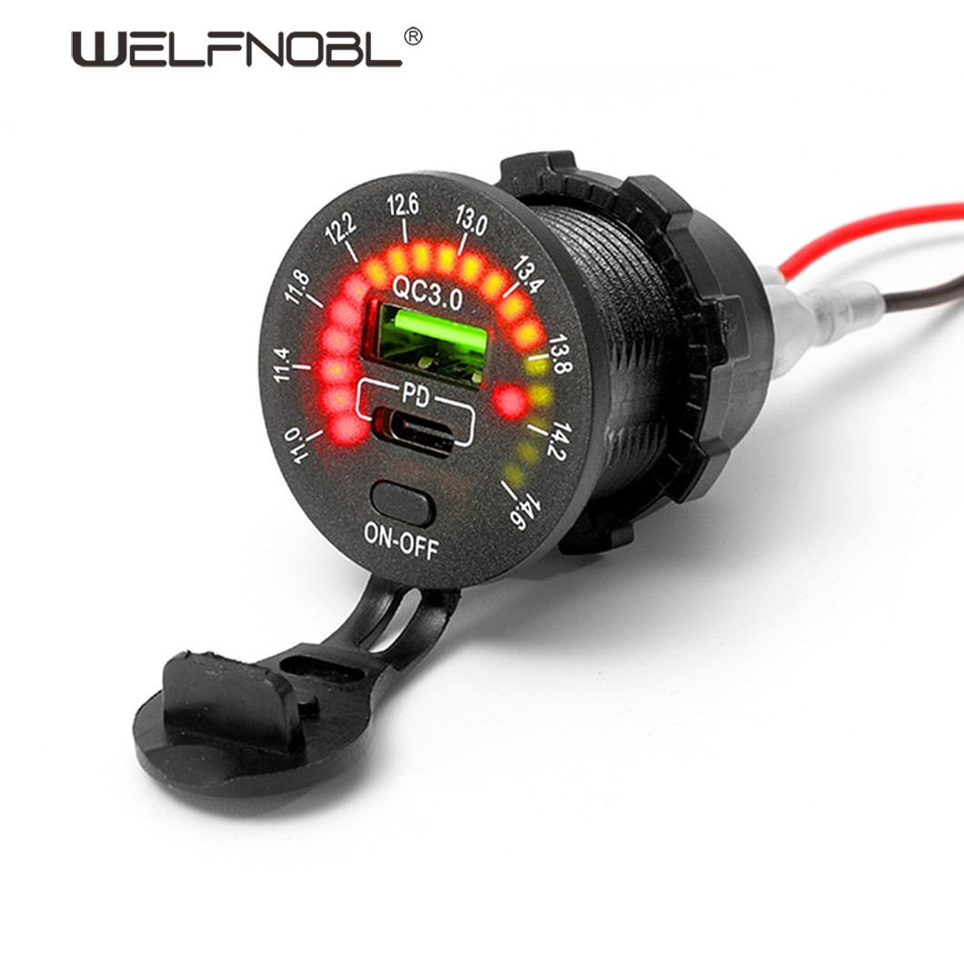 12v led digital display voltmeter