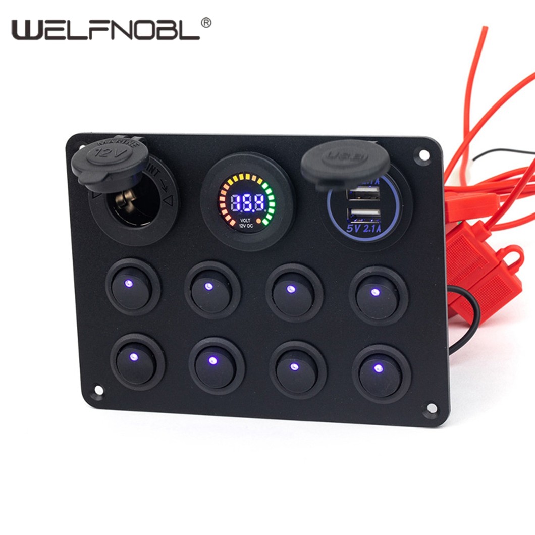 toggle switch panel boat