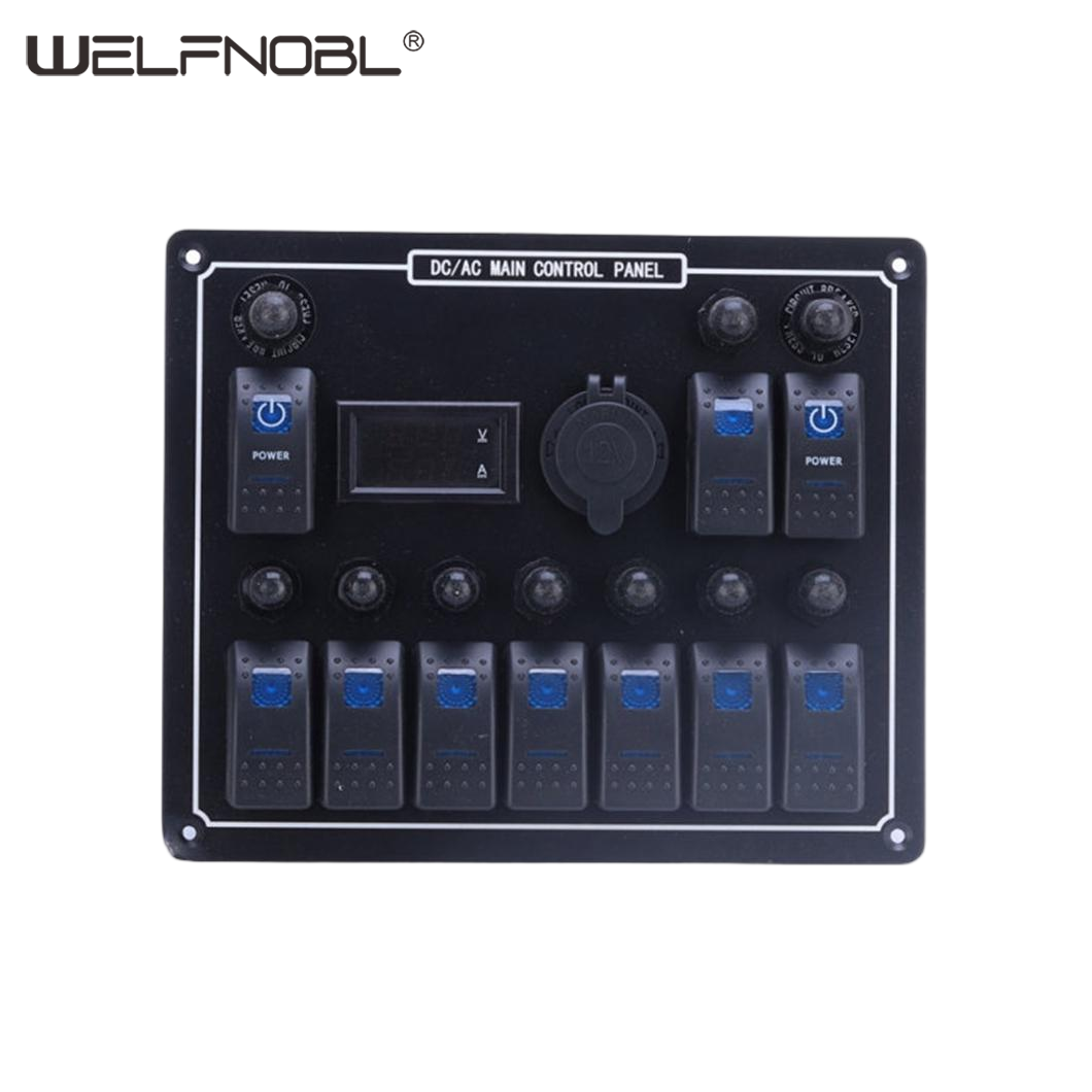 marine push button switch panel