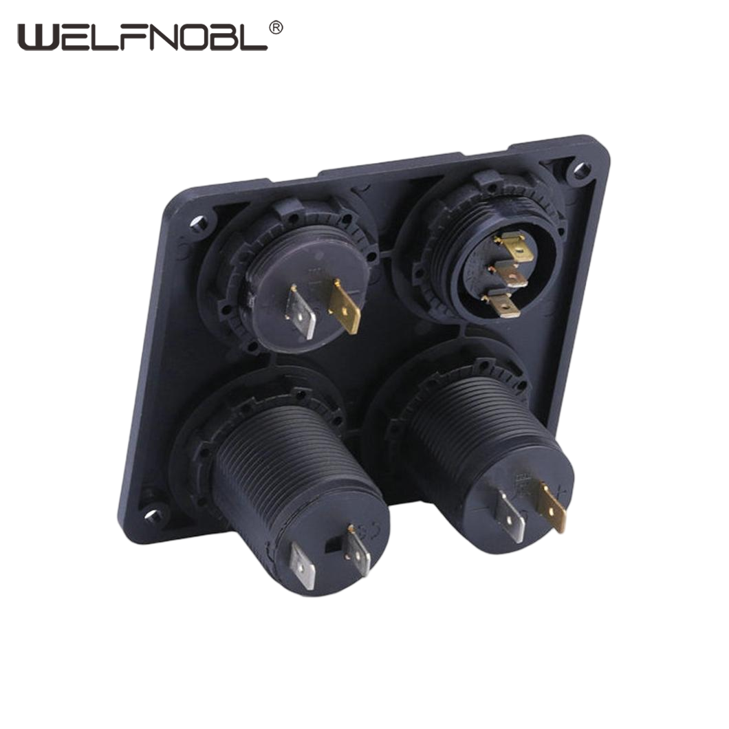 marine switch panel with usb