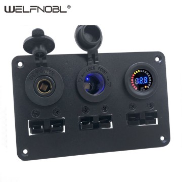 12v 24v Anderson Socket Flush Mount