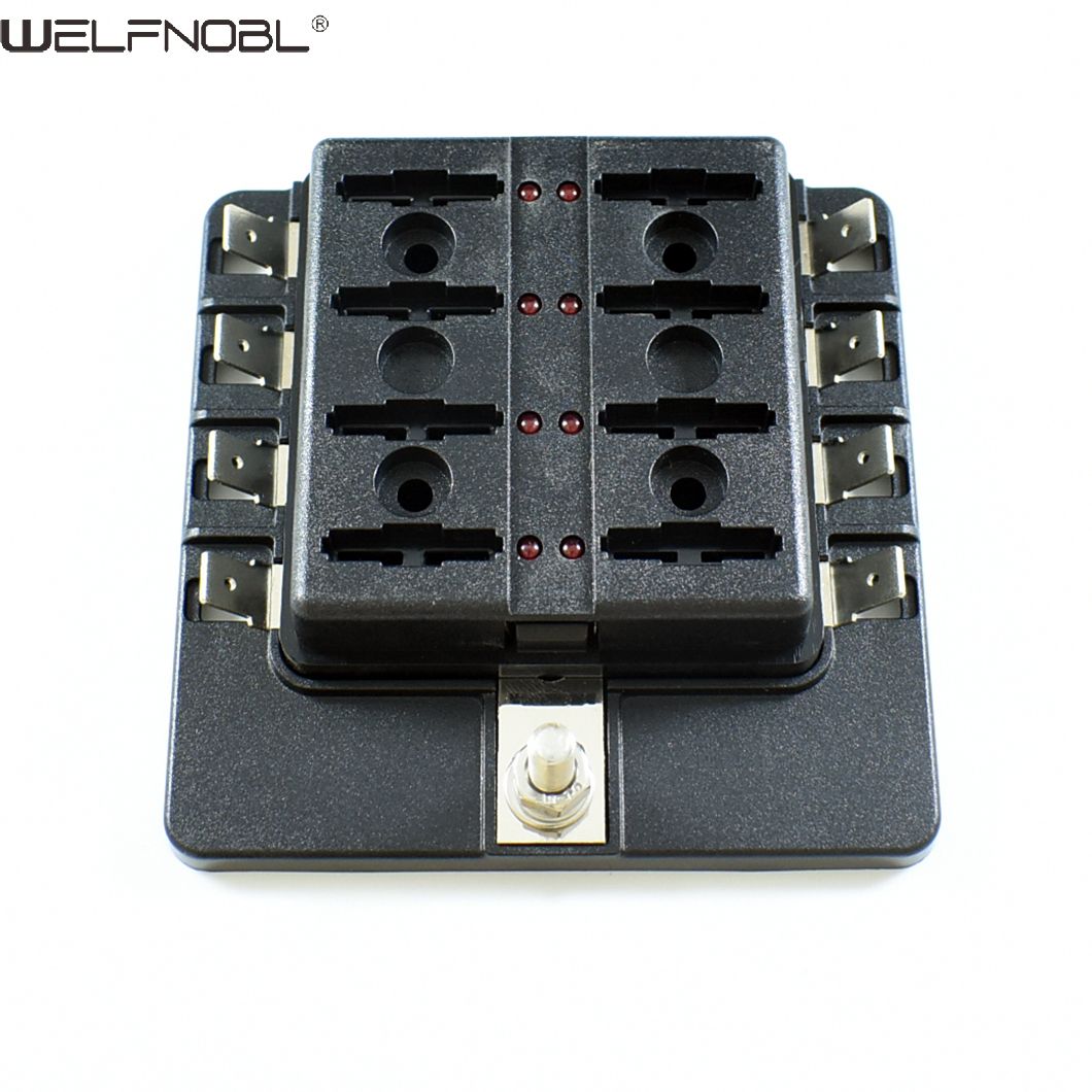 8 Way Circuit Fuse Holder - Durable and Reliable Fuse Block