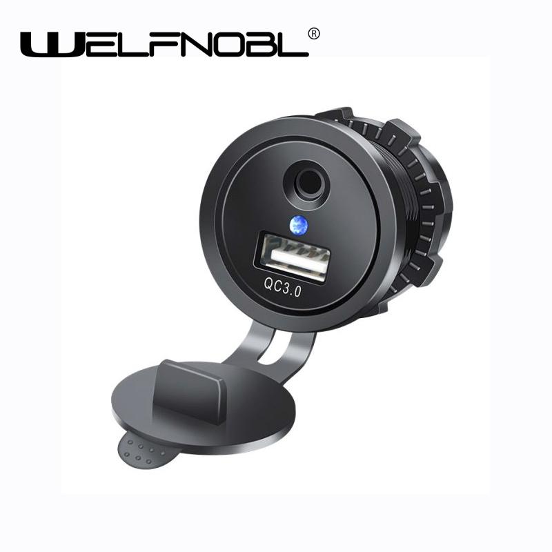QC3.0 AUX port USBwith dot lights for Marina RV