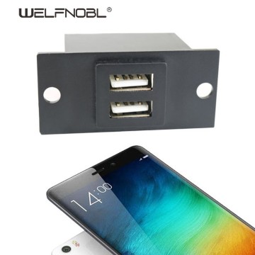 DS006A dual USB solar powered car charger
