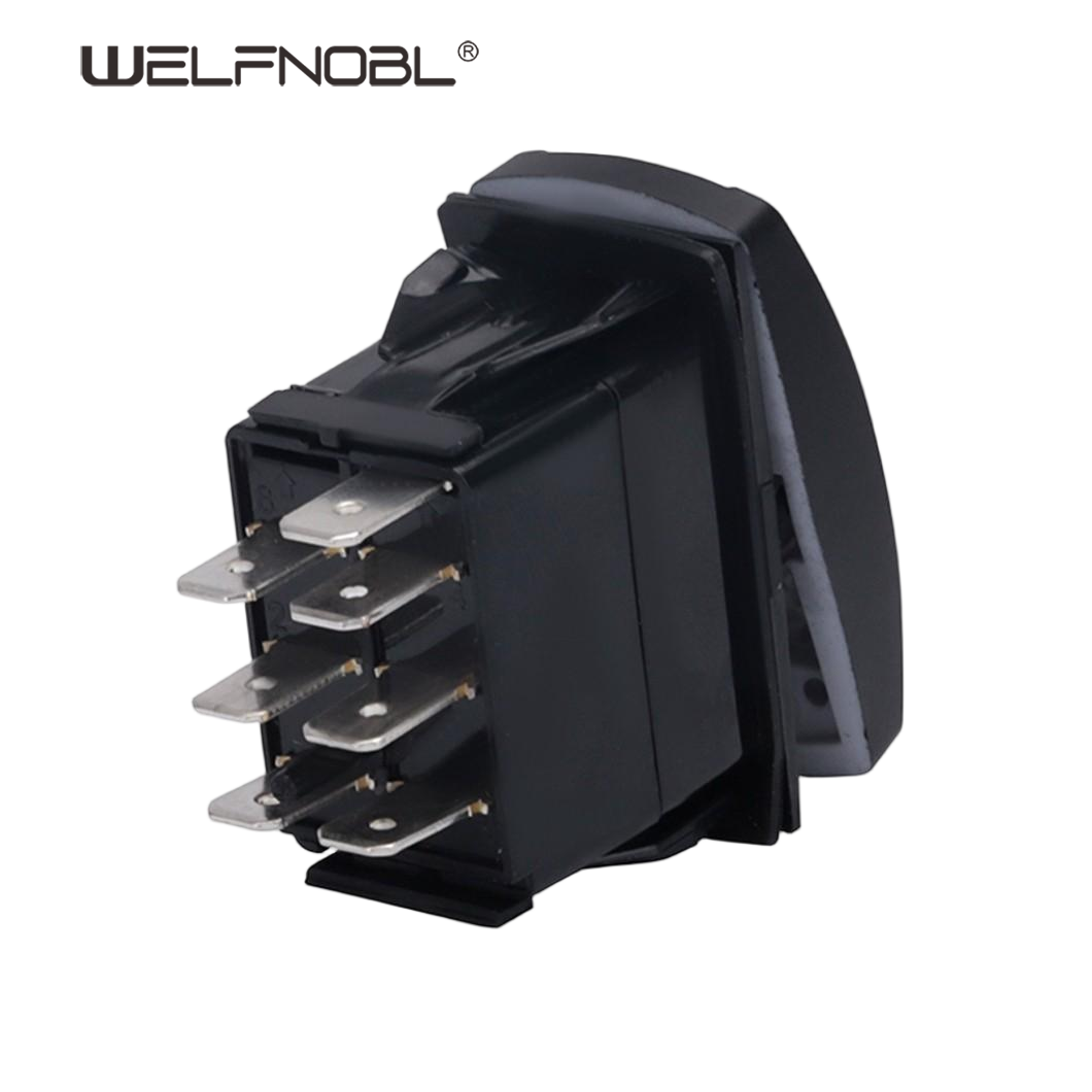 ON-ON 7 Pin Toggle Rocker Switch