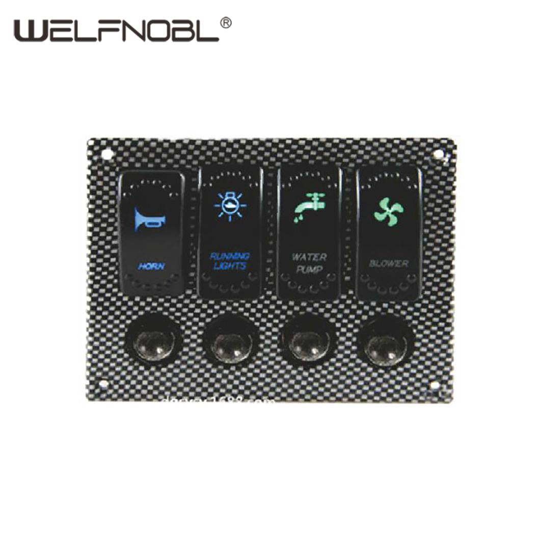 switch Panel combination with overload protection